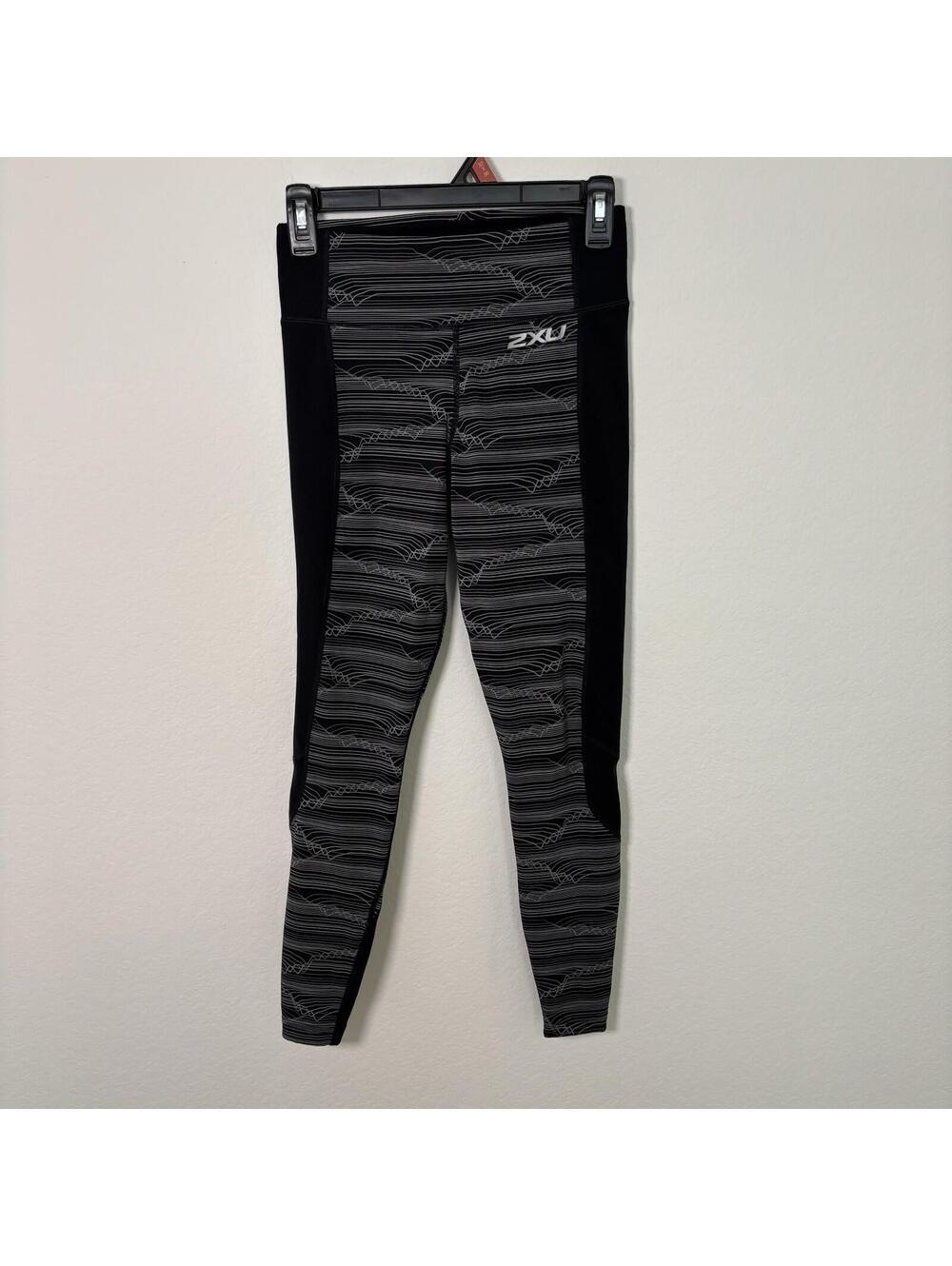 2XU Womens Size Small Black MCS X Train Mid Rise Compression Tights Recovery